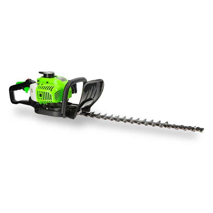 Petrol hedge trimmer - 2-stroke 25.4cc engine - 60cm cutting length - 230ml fuel tank - Anti-vibration - Rotating handle