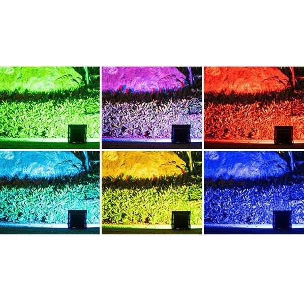 Lampada da terra per giardino - LAMPADA A FORMA DI VASO DA GIARDINO - Illuminazione esterna a LED - 7 colori - Design contemporaneo - 10W