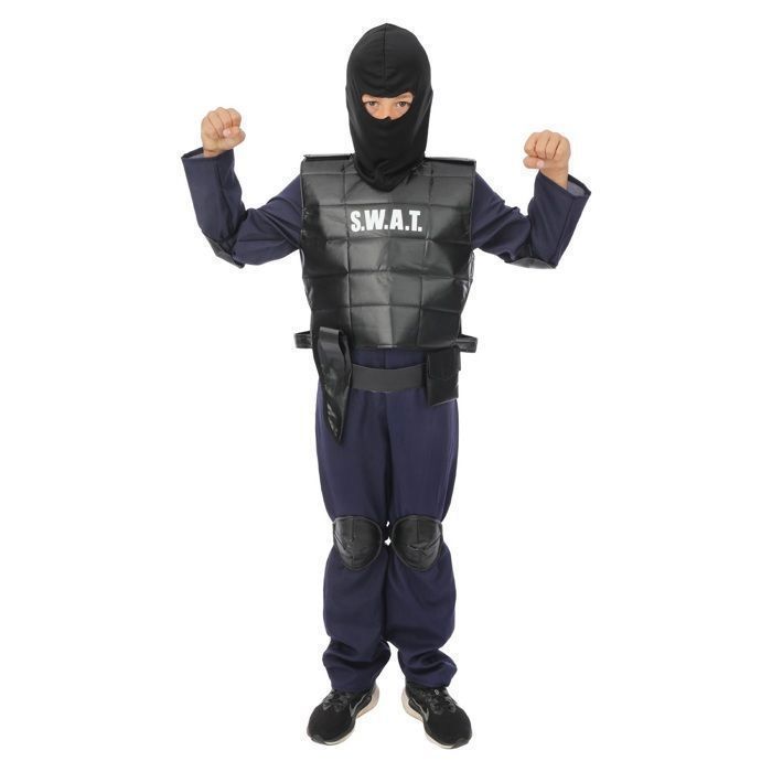 Disfraz de SWAT para niños - Payaso pequeño - Disfraz para carnaval, Halloween, cosplay, cumpleaños