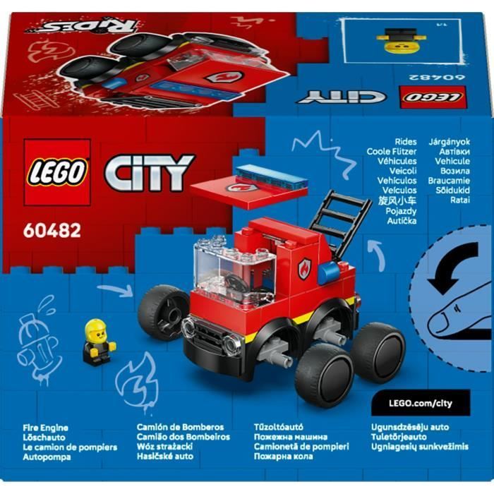 LEGO City 60482 Vehicles - Fire Truck - Creative Play Set for Ages 5+ - Gift Idea