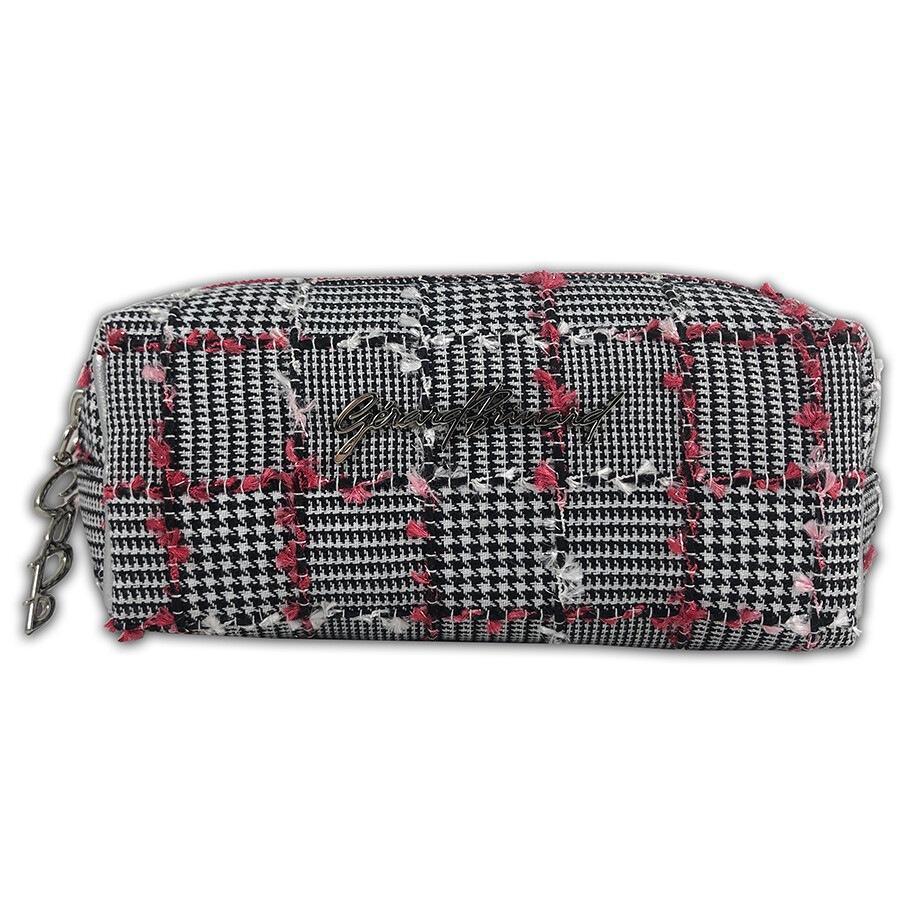 Kozmetička torbica Douglas Accessories, karirana, roza - 1 komad