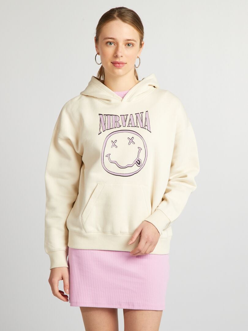 'Nirvana' hoodie - wit