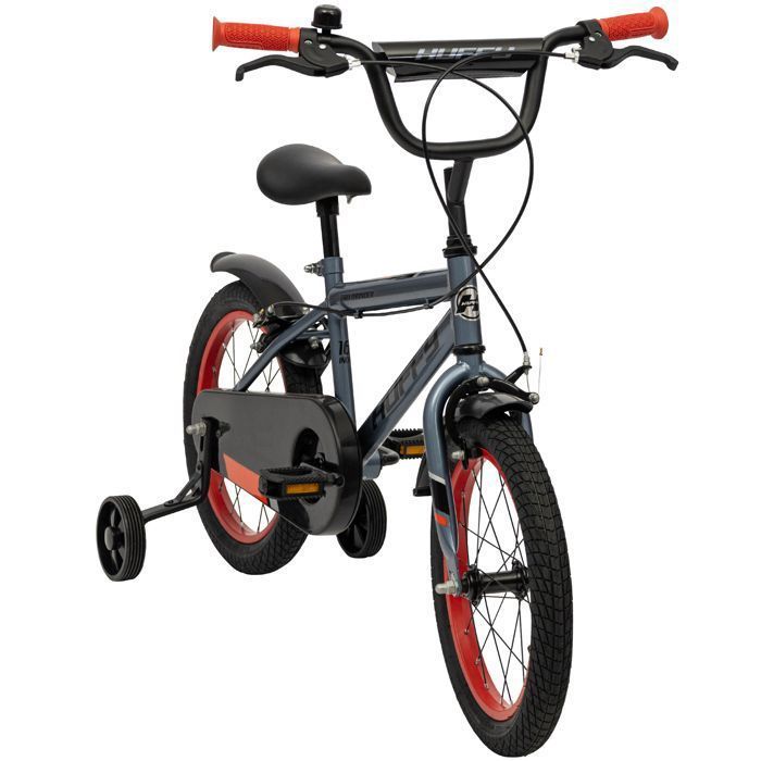Vélo enfant - HUFFY - Pro Thunder - 16 pouces - Stabilisateurs - 5-7 ans