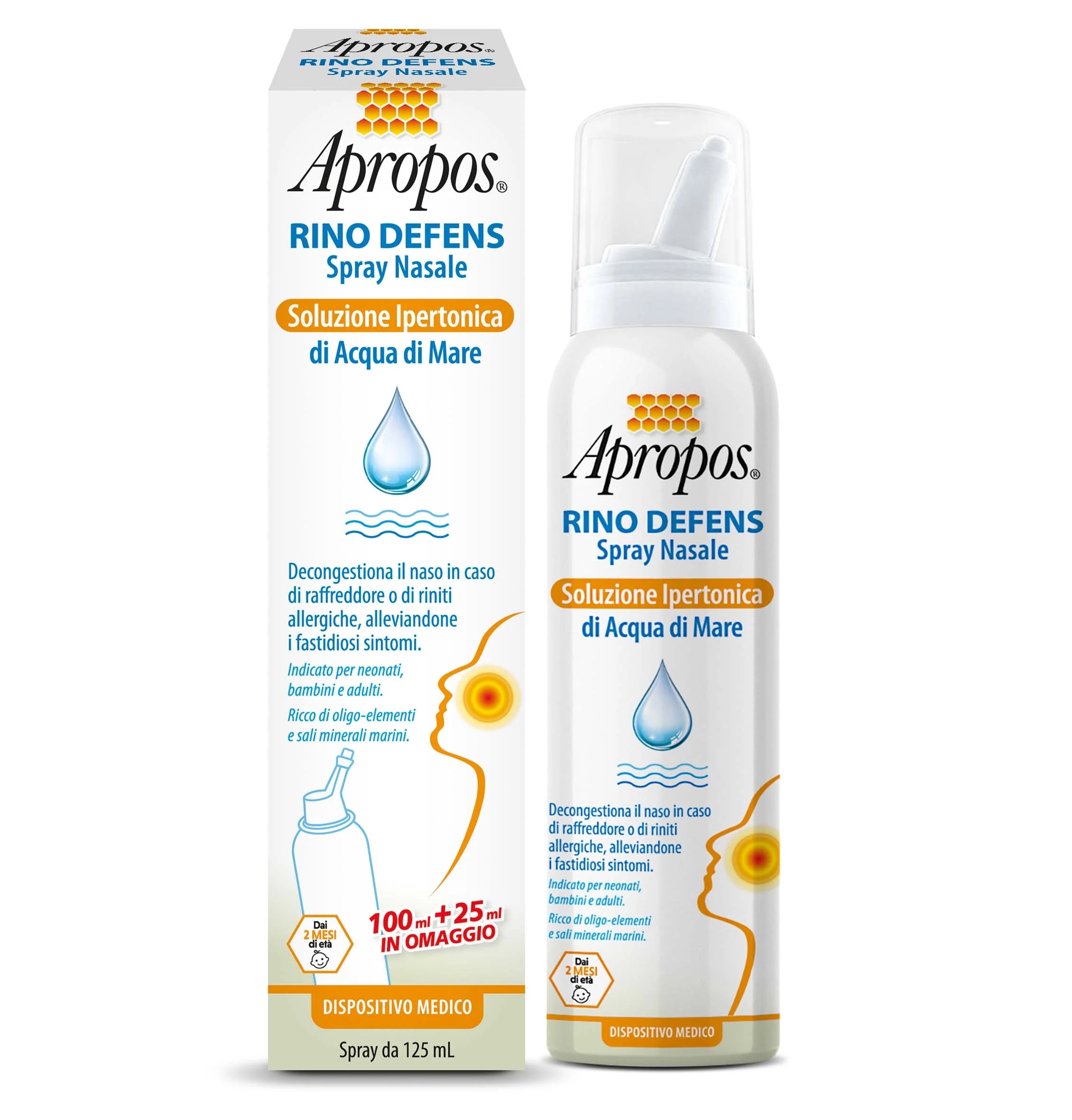 APROPOS Apropos Rino Defens neusspray 125 ml hypertonische oplossing
