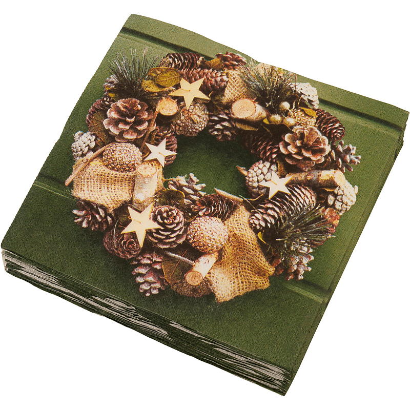 Vie Eco Servietter 20-pak 33x33 cm, julemotiv