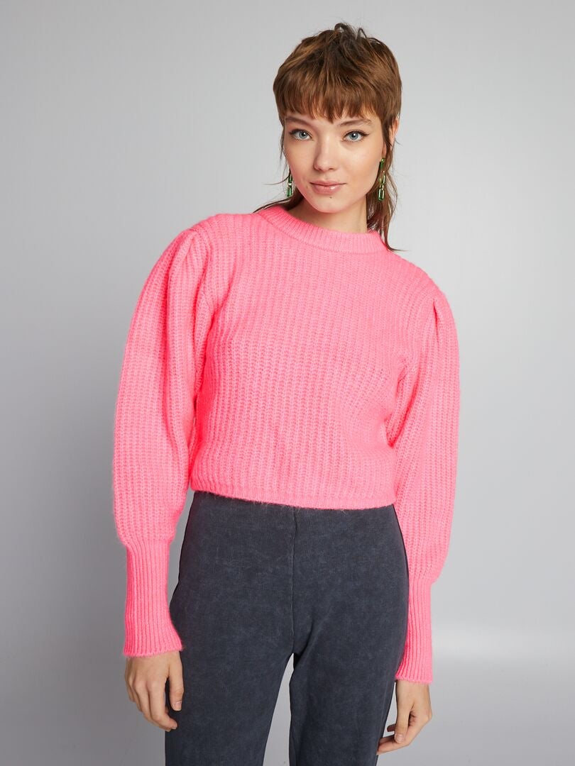 Gebreide trui - ROZE