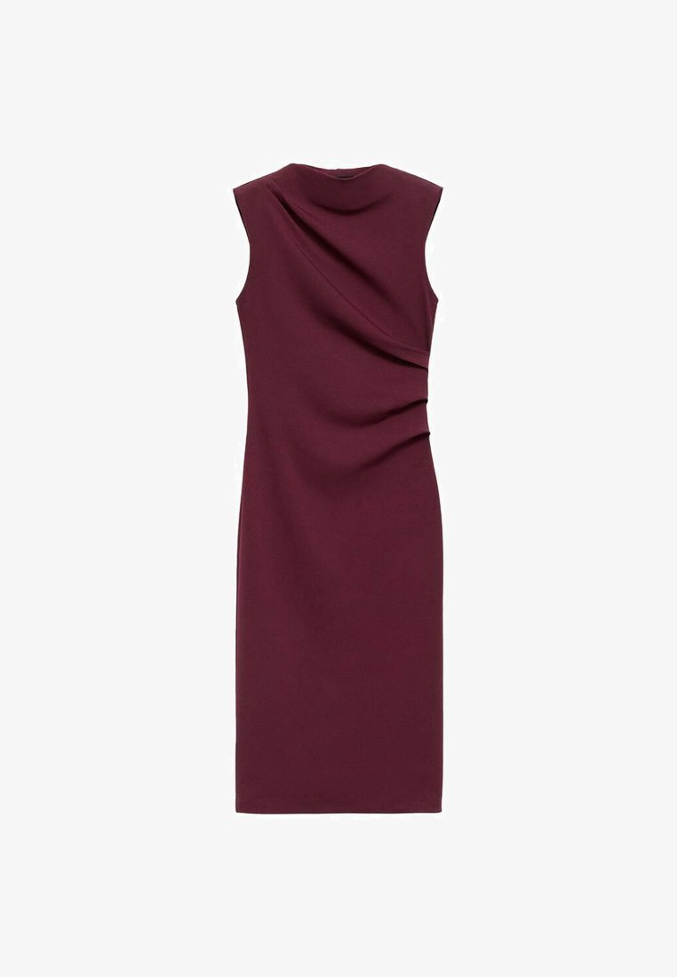 Robe Mango Shift - bordeaux