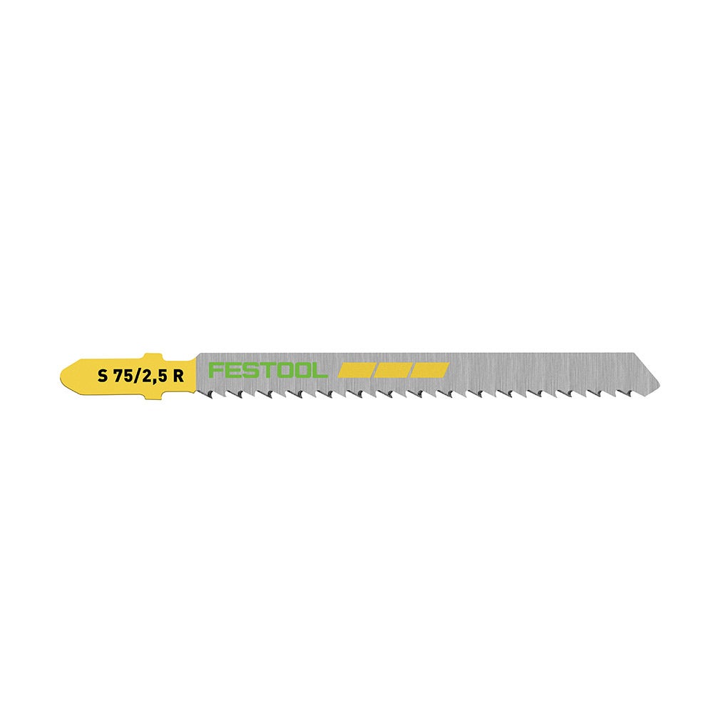 Lâmina de serra FESTOOL 75 mm x 2,5 mm com encaixe em T para corte de madeira – fino – 5 peças 204259