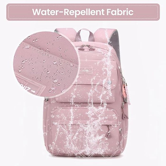 Girls' Primary School Bag for Boys and Girls Ages 8-16, Multi-Pocket School Bag for Teens, Backpack