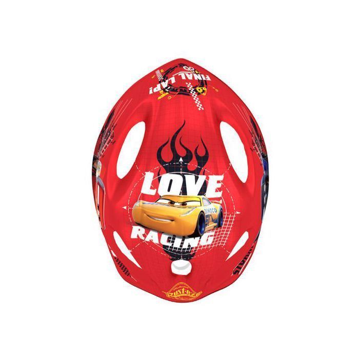 DISNEY Cars Safe Bike Helmet for Boys, Lightweight, Adjustable 52-56 cm