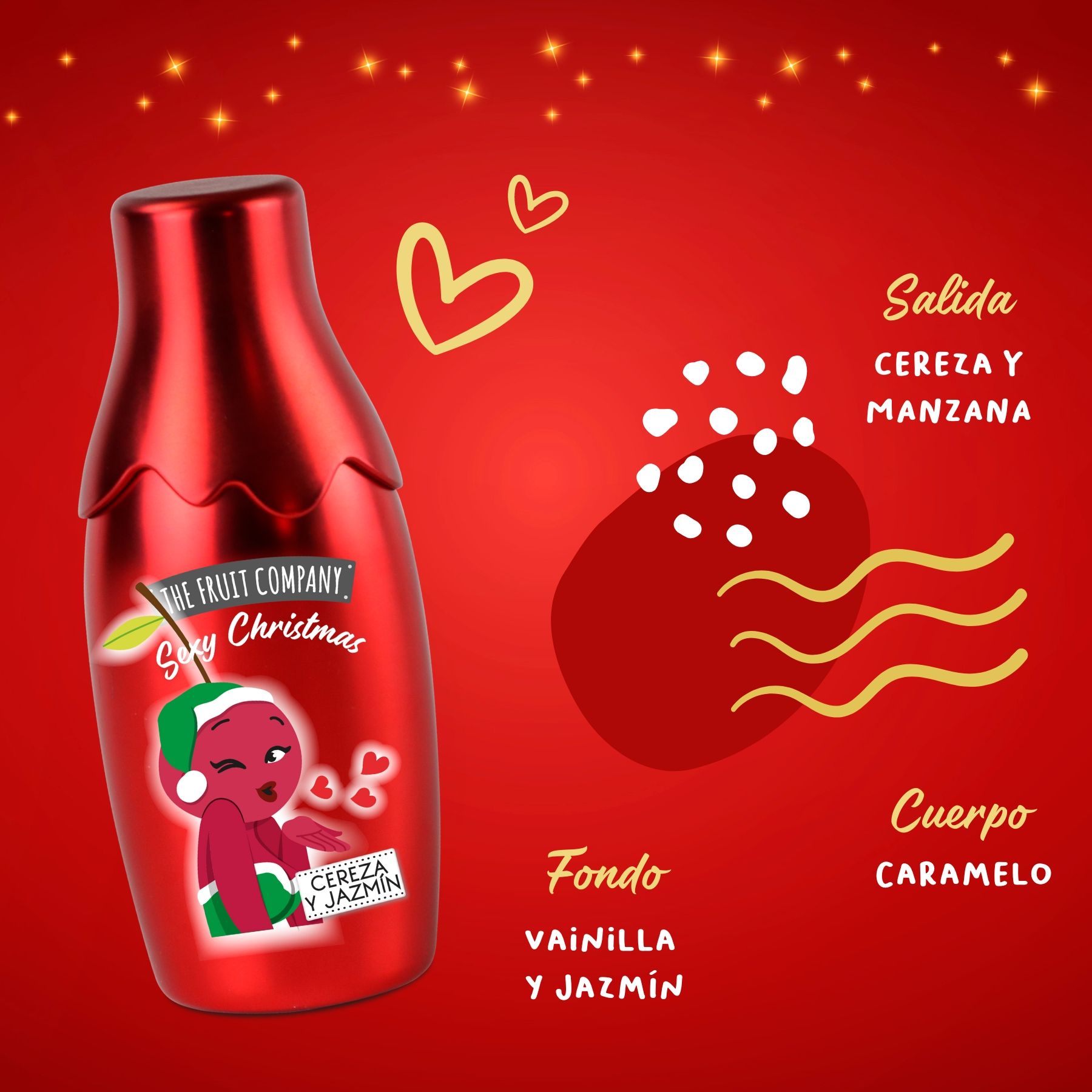 Seksi božićni poklon set trešnje i jasmina Setovi parfema za žene