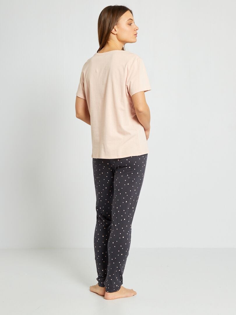 Jersey t-shirt - ROZE