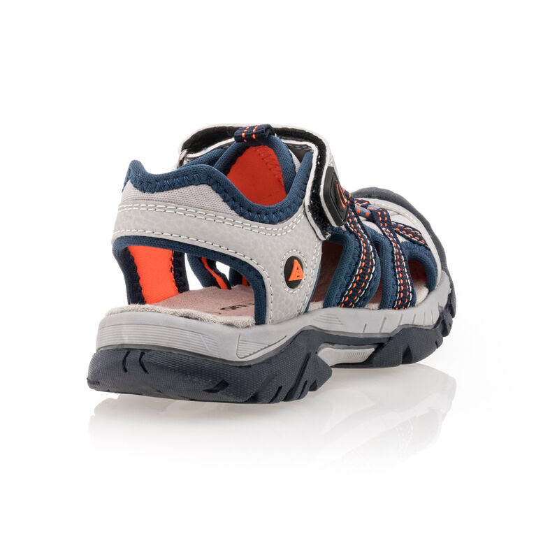 Sandalias grises para niño / Zapatos de punta abierta