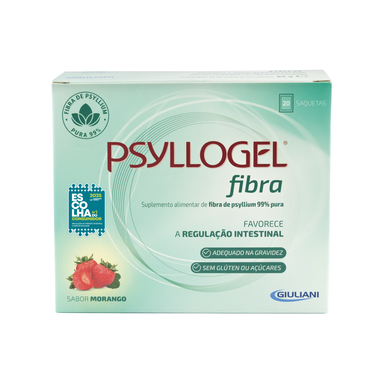 Psyllogel Fiber na zaparcia Truskawka 20 saszetek