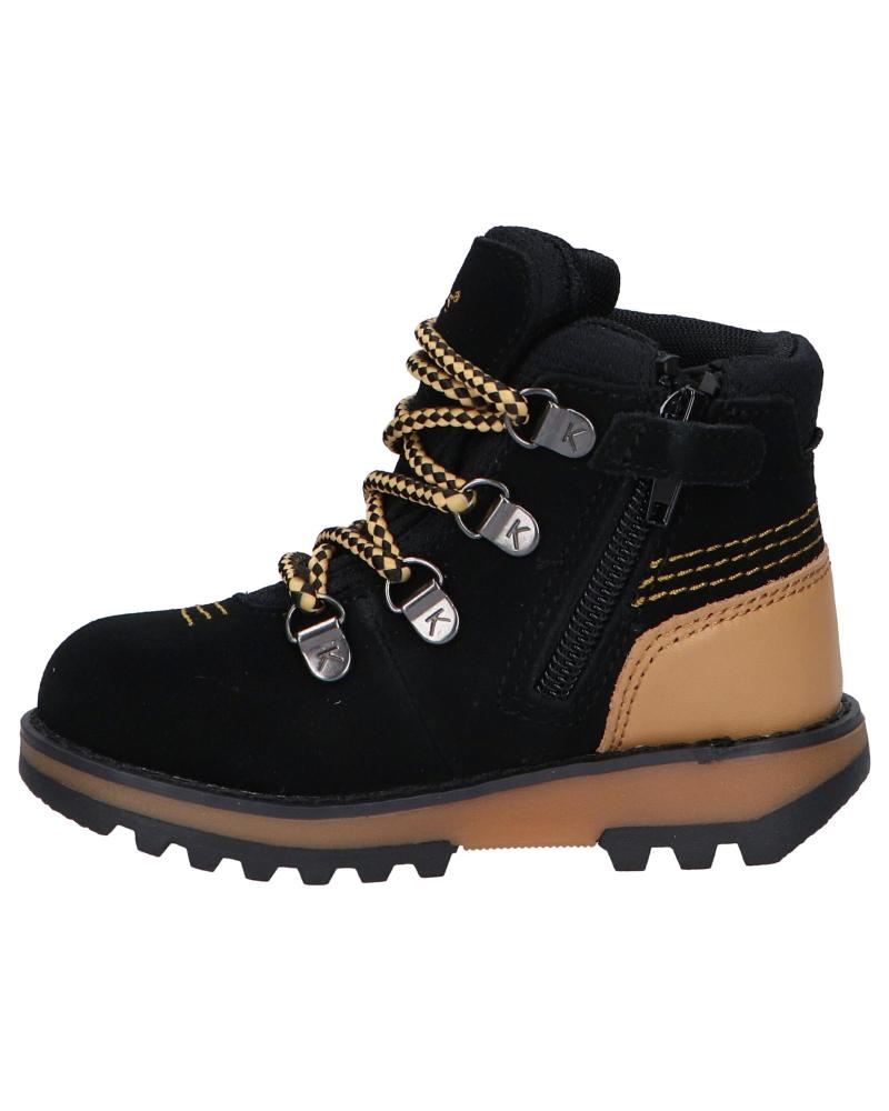  Kickers 878760-10 Kicknature Cuir Wildleder-Ankle-Boots