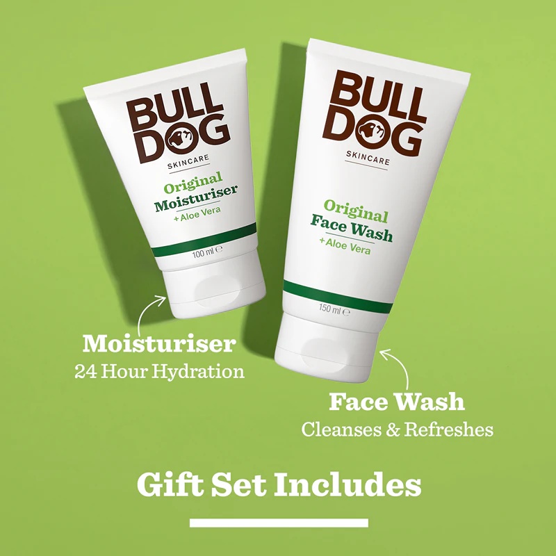 „Bulldog Original Skincare Duo“ veido priežiūros dovanų rinkinys
