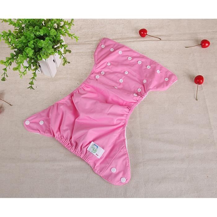 COUCHES LAVABLES + 7 INSERTS MICROFIBRE COULEURS GARCONBRO®  LOT 7