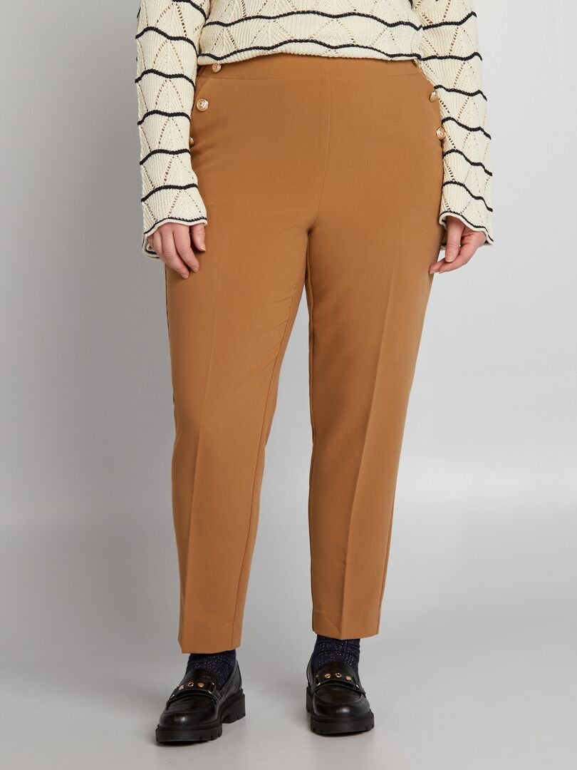 Rechte broek - BEIGE