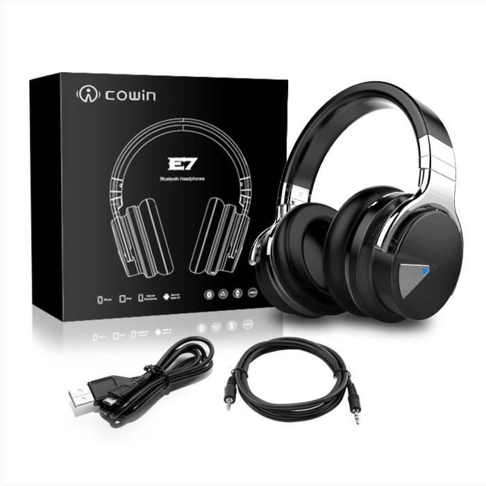 Cowin E7 Casque audio bluetooth - Sans fil arceau - Bonne expérience sonore