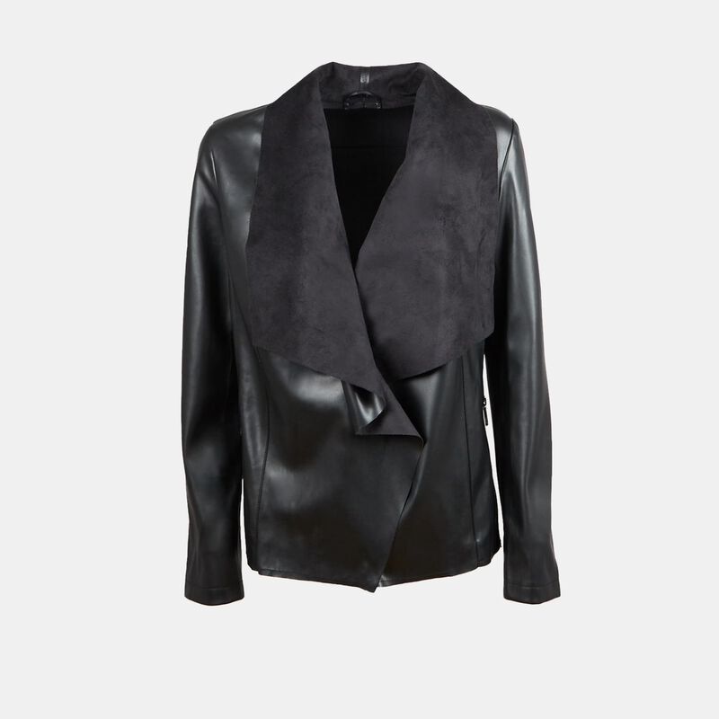 Giacca da donna in simil pelle
