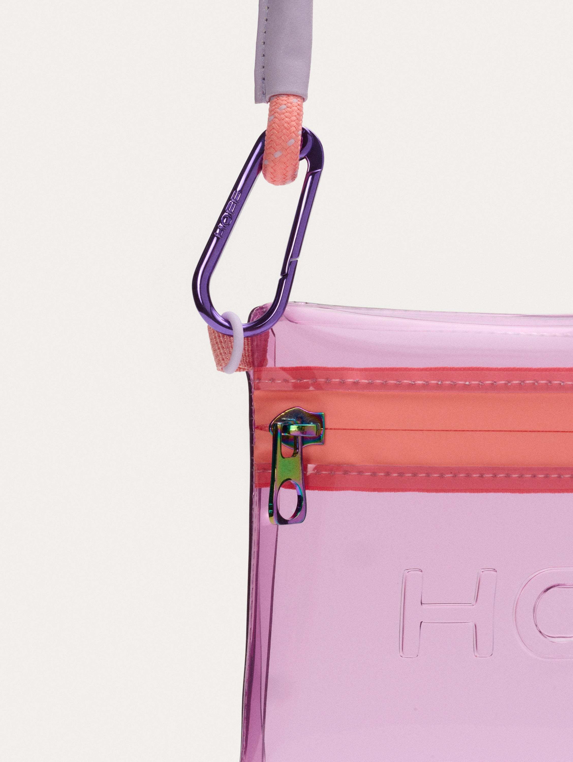MINI BOLSO VINILO CRYSTAL LILA