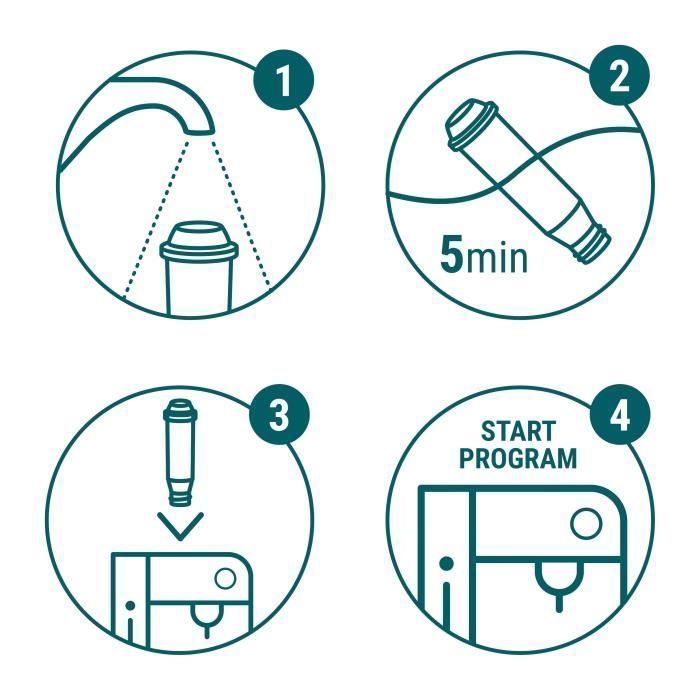 Cartouche Filtrante - Sillar - F088 - 6 Pack - Réduit le chlore - Améliore le goût - Compatible Krups F088