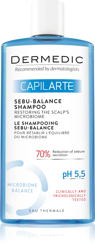 Dermedic Capilarte Tiefenreinigendes Shampoo für fettige Kopfhaut