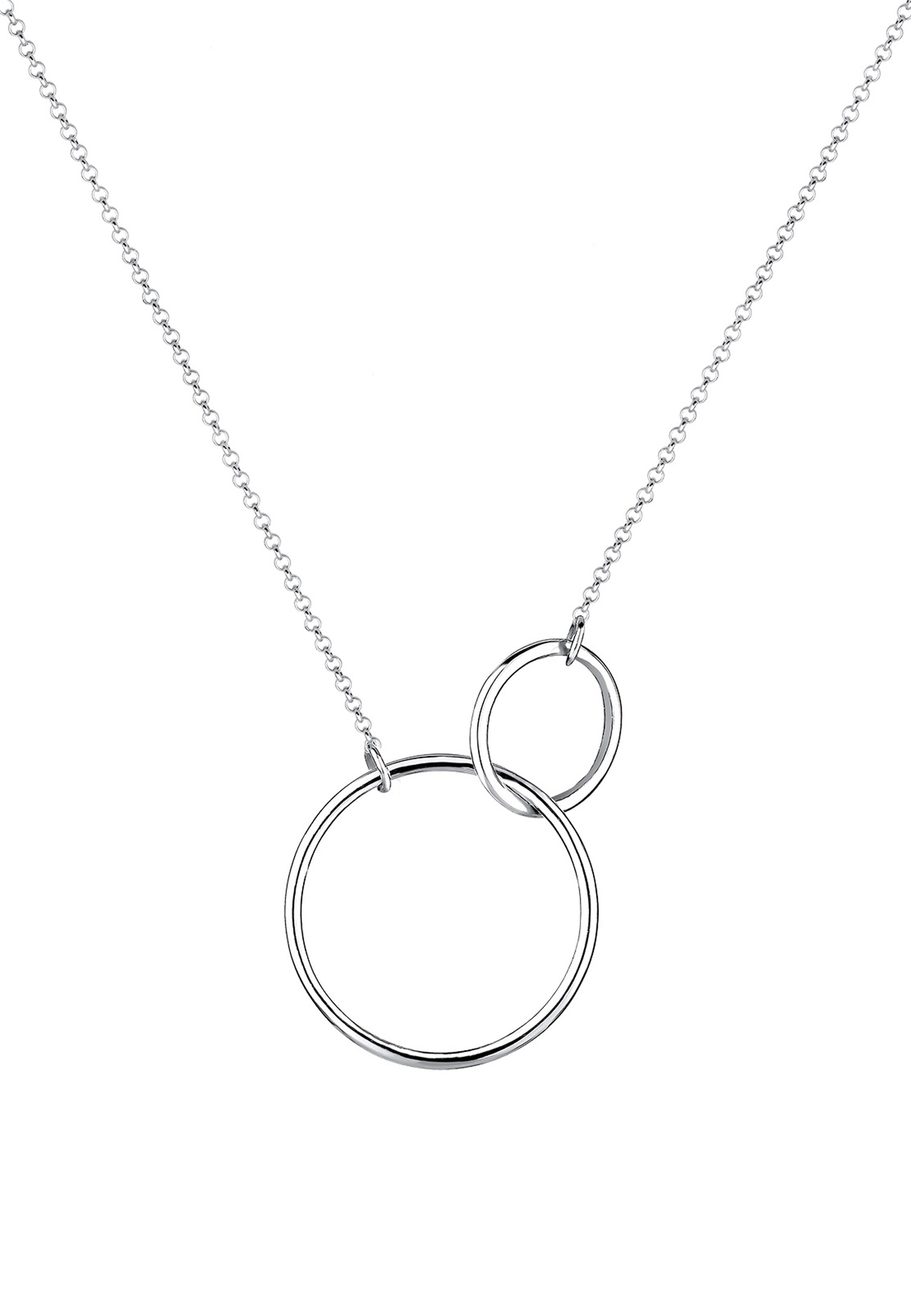 Elli Femmes Cercle Formes Filigrane Look Géo en Argent Sterling 925