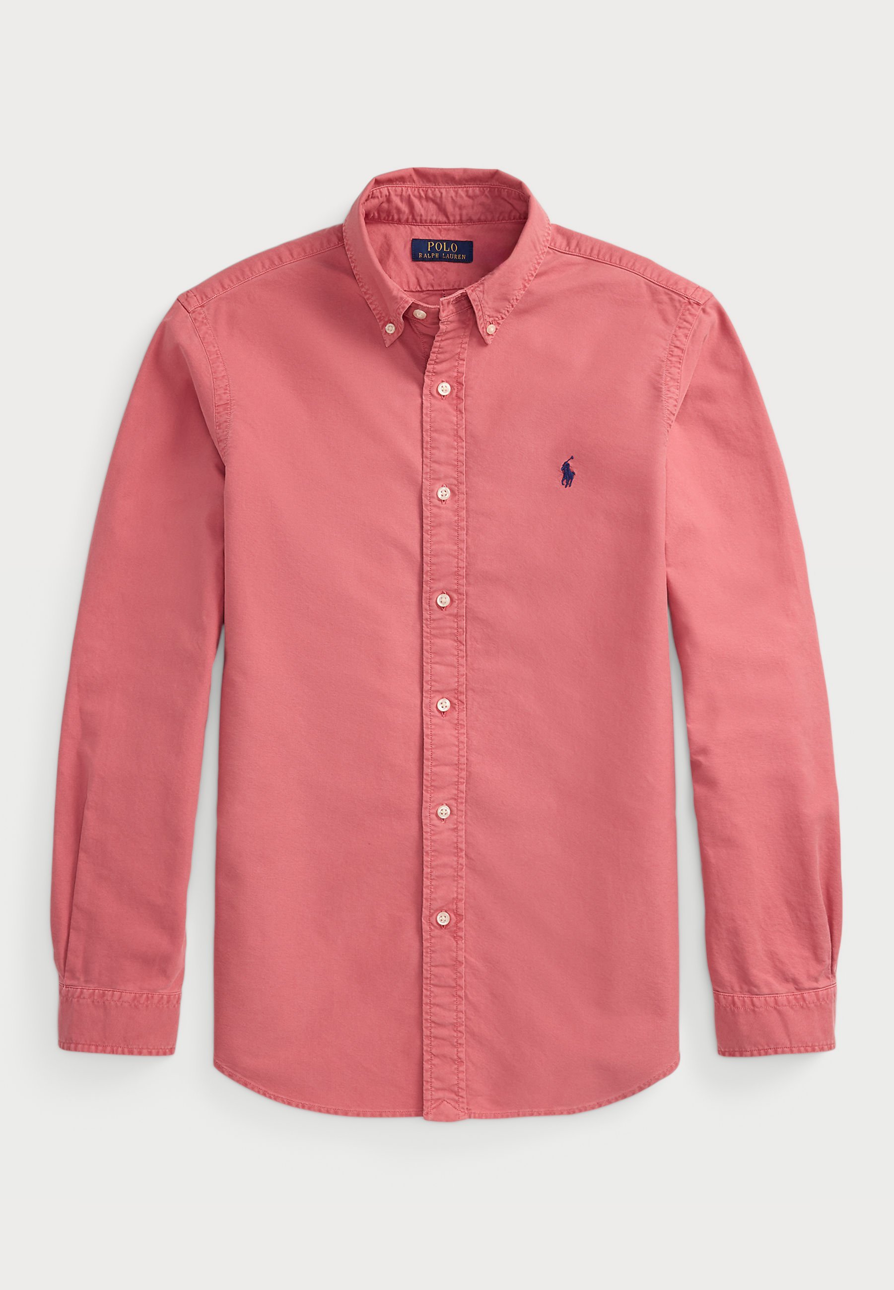 Polo Ralph Lauren Slim Fit Oxford-Hemd, stückgefärbt – Farbe: Adirondack Berry