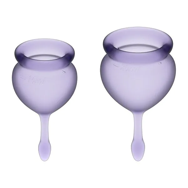 Satisfyer Feel Good Menstrual Cup Lila