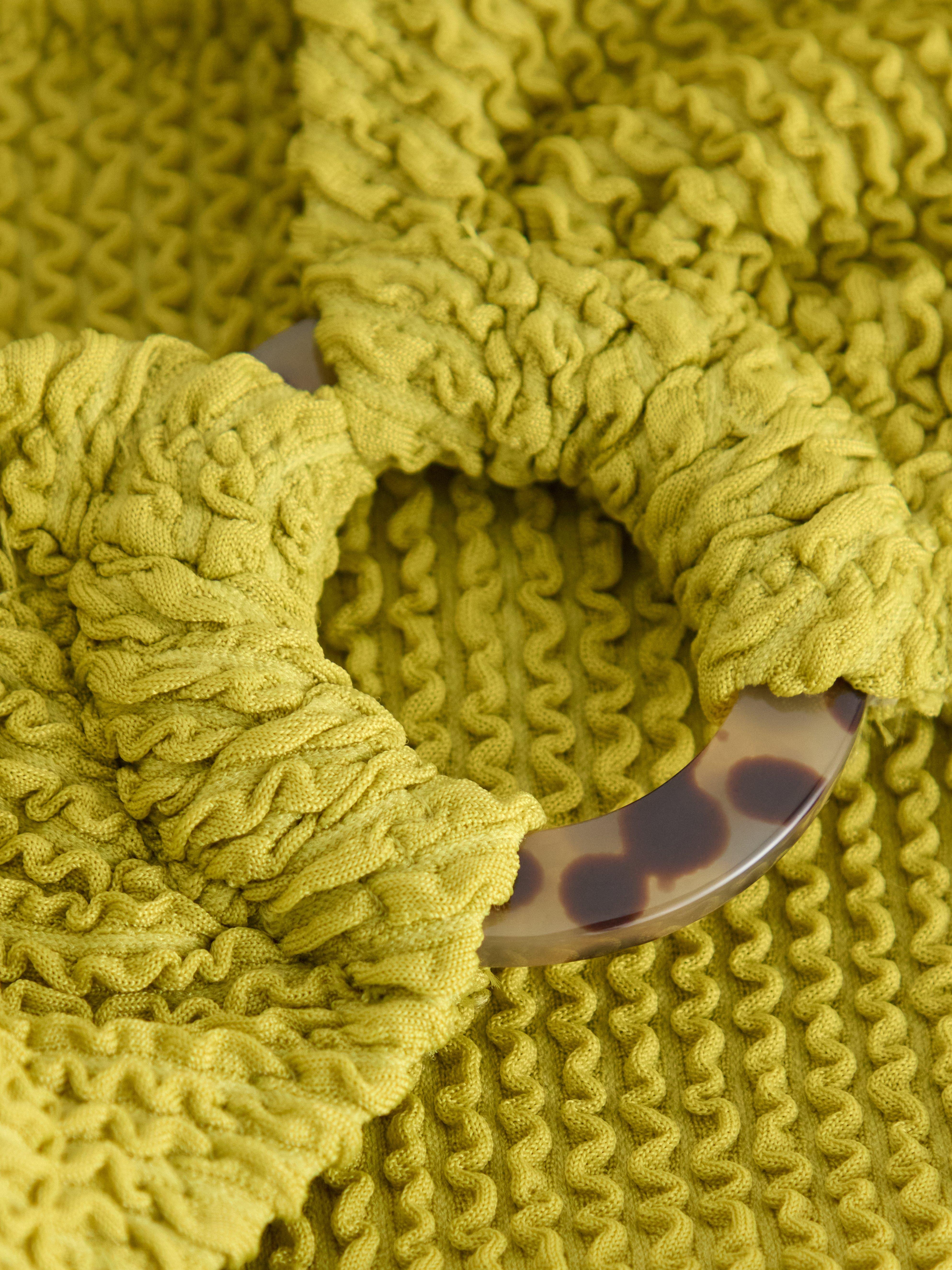 Brasiliansk krøllete bikinitruse Lys Dusty Lime