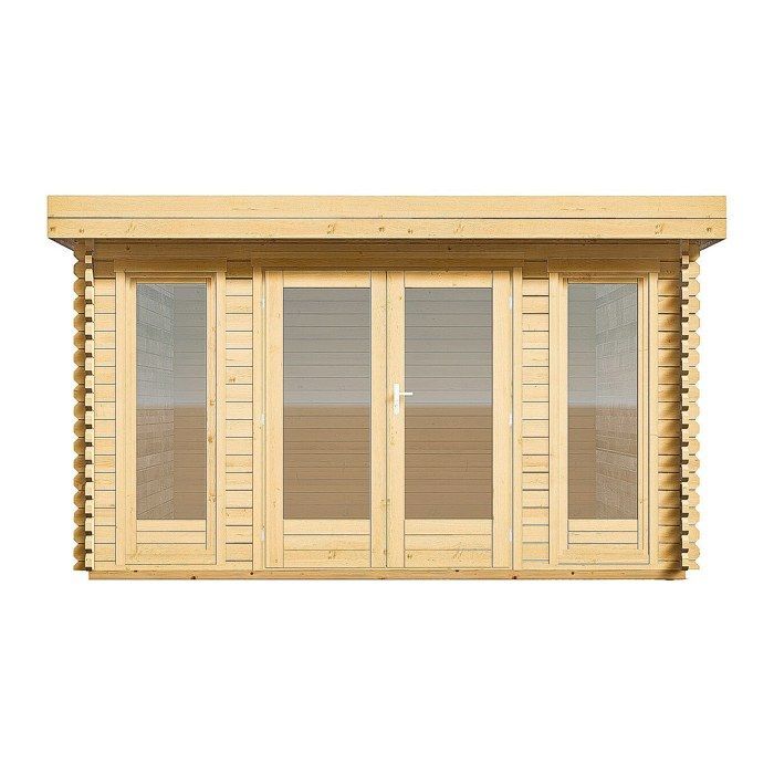 Studio de jardin en bois 17,1 m² - Epaisseur 40 mm - BOESIA