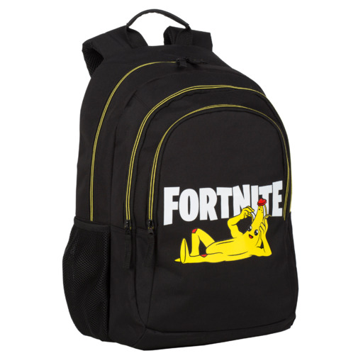 Plecak szkolny Fortnite Crazy Banana z dwiema przegrodami, dopasowujący się do samochodu