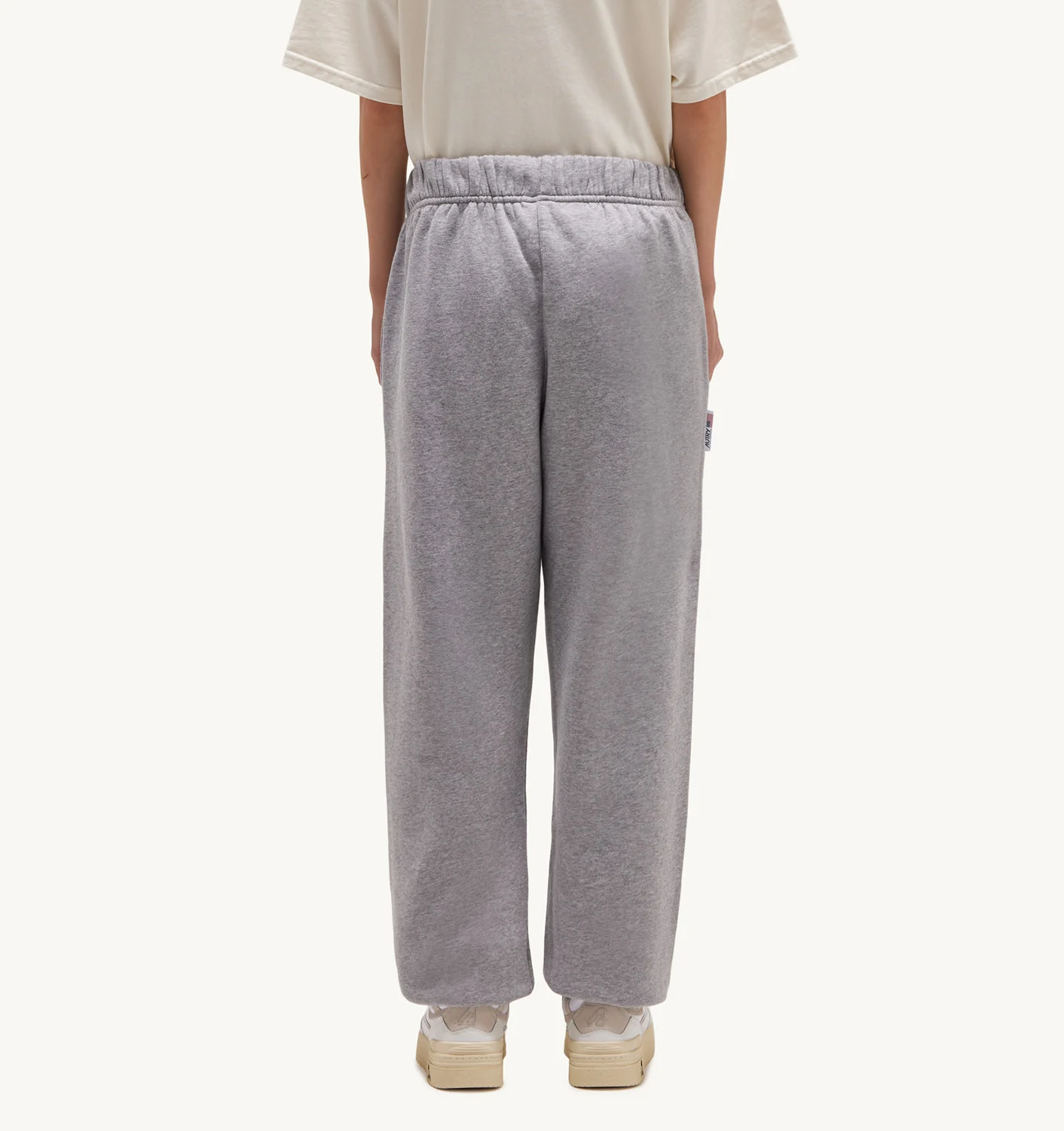 PANTALONI JOGGERI DIN JERSEY DE BUMBAC GRI