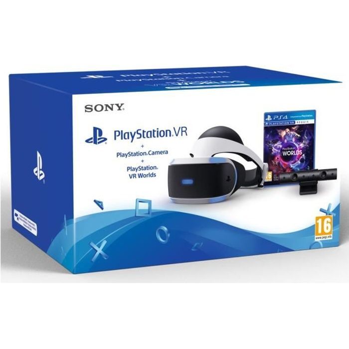 PSVR StarterPack: PSVR Headset + PlayStation Camera V2 + VR Worlds - PlayStation Official