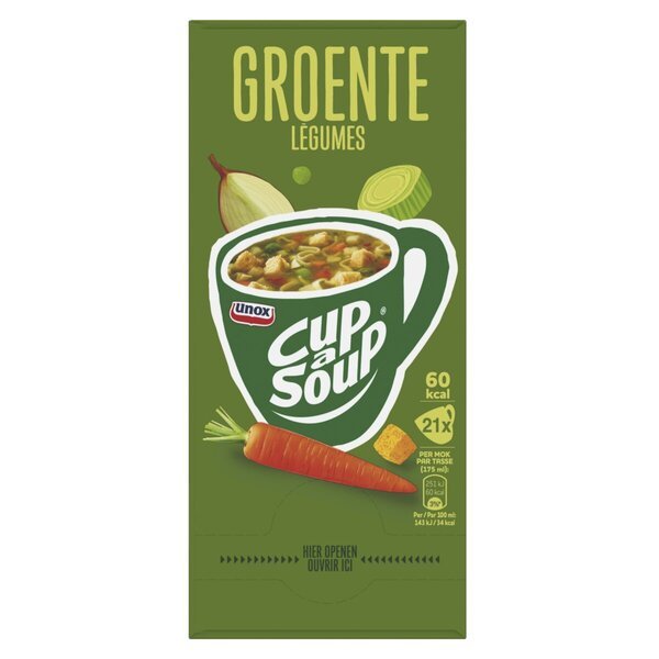 Unox dārzeņu zupa krūzītē<br>21 gabaliņš, 336 g