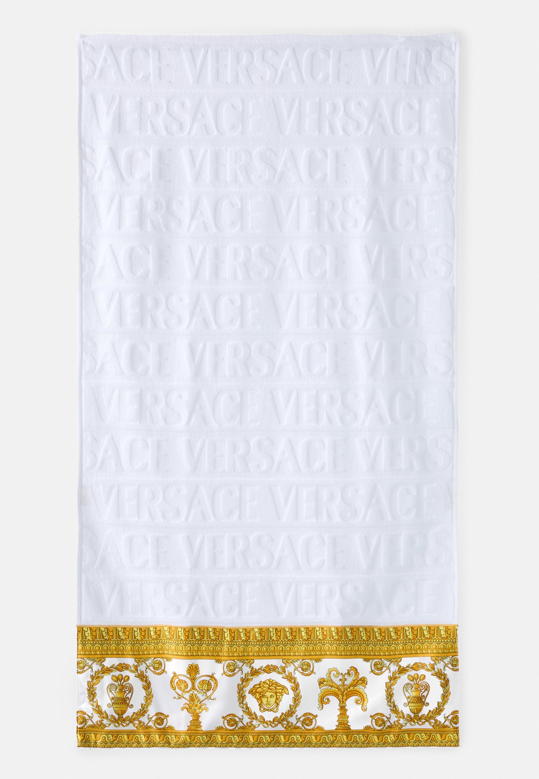 Versace badhanddoek I Heart Baroque - Handdoek - wit/goudkleurig