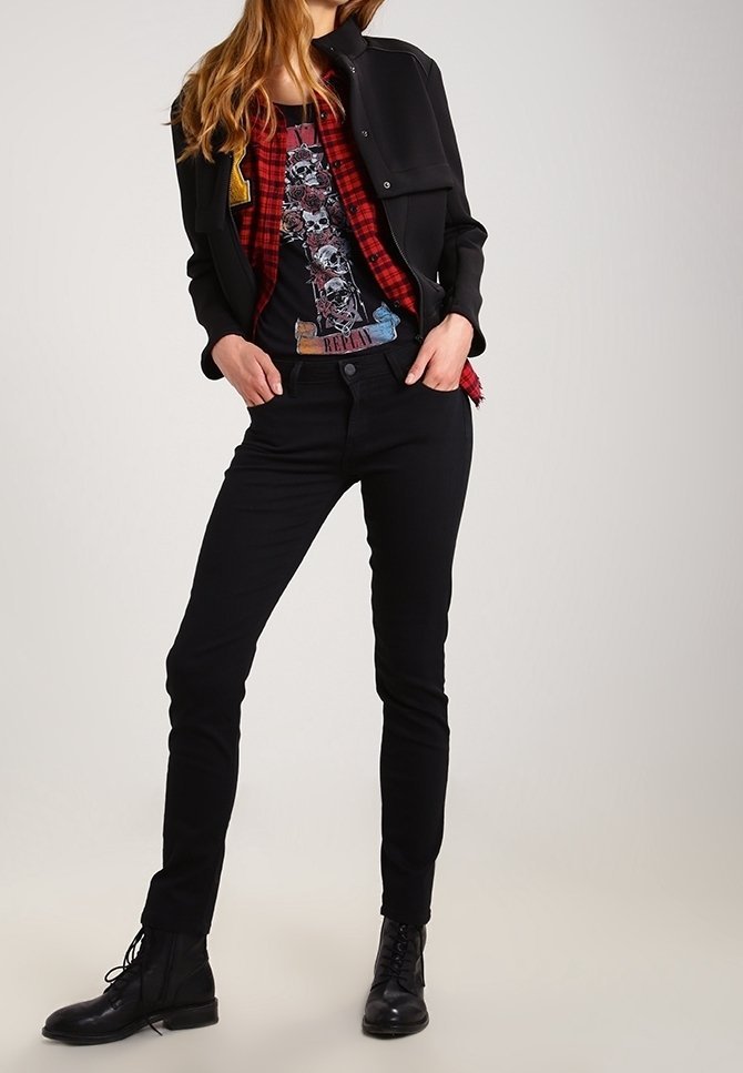 Lee Slim fit jeans - zwarte denim