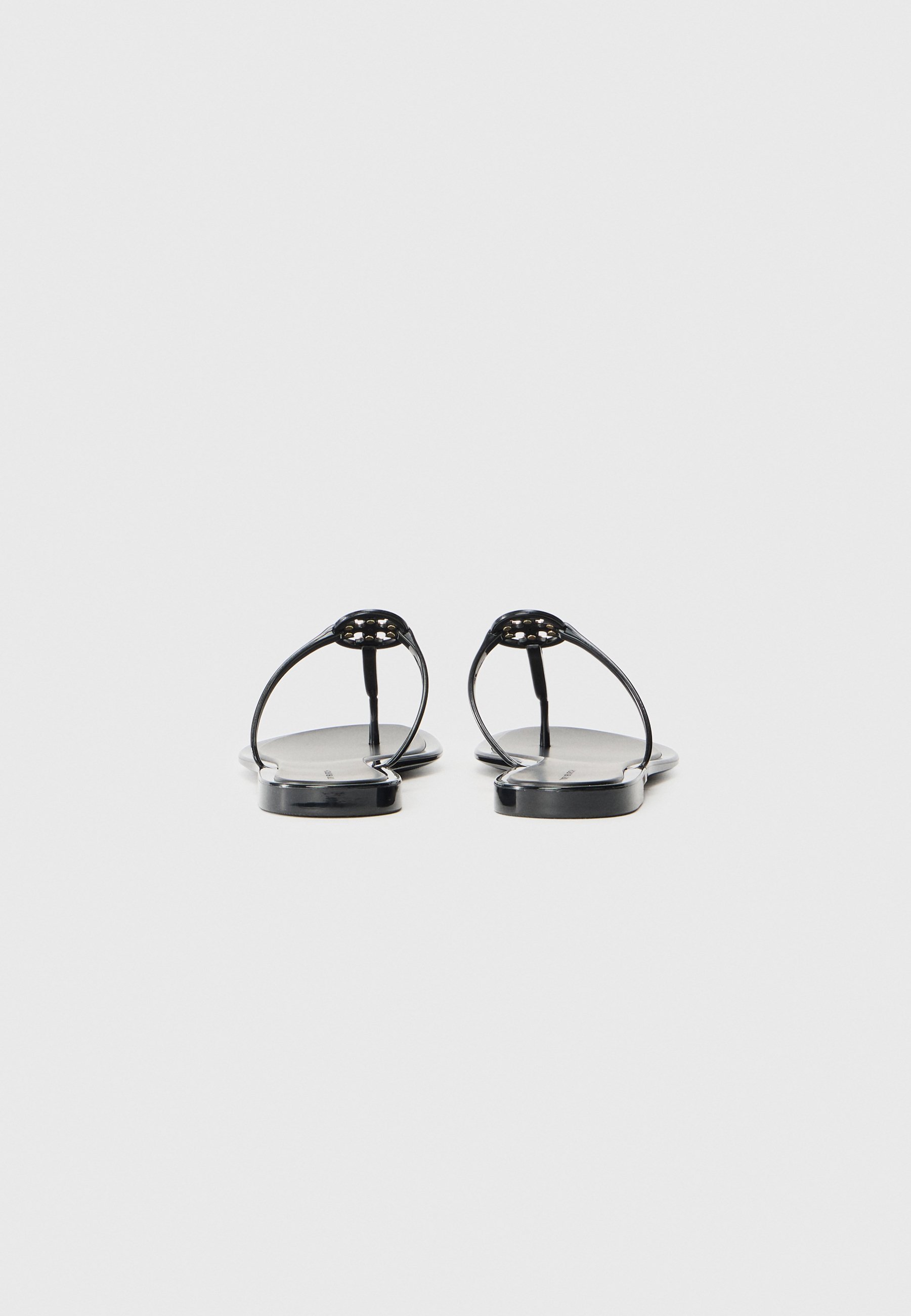 Tory Burch MILLER JELLY - T-Steg-Sandalen - perfektes Schwarz/Gold