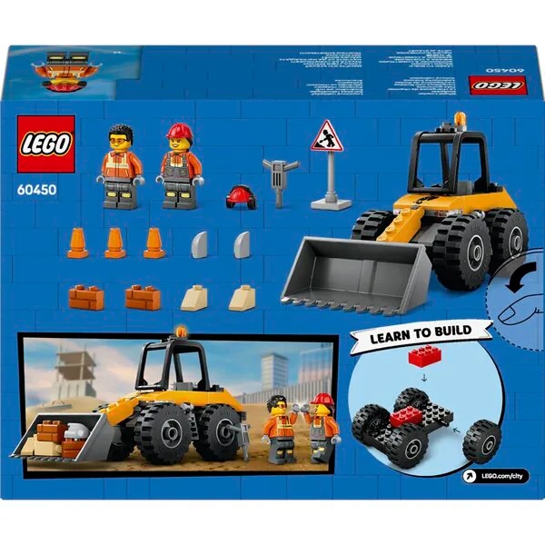 LEGO City 60450 Žuti utovarivač na kotačima<br>