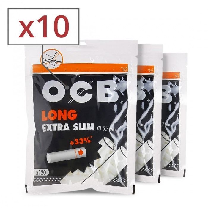 10 bustine OCB lunghe ed extra sottili