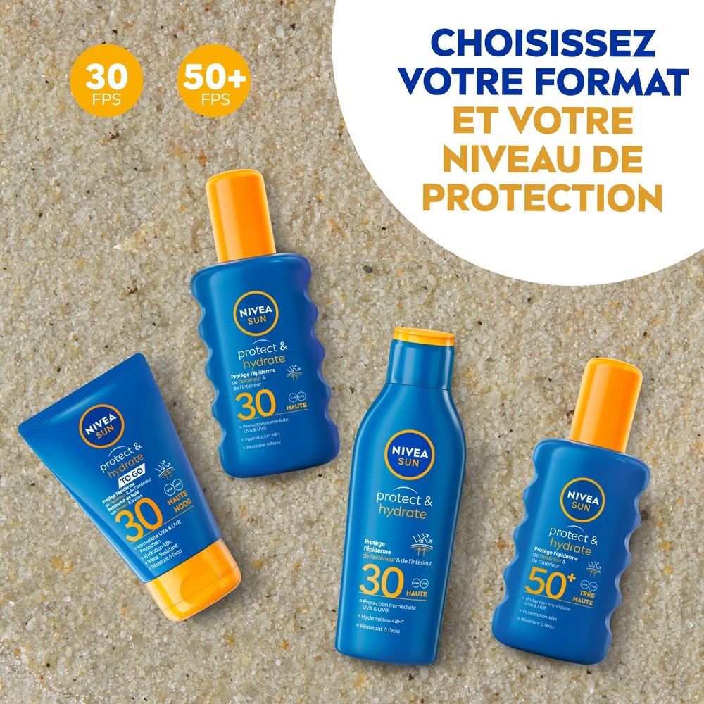 NIVEA Protection solaire Spray Hydratant FPS50+