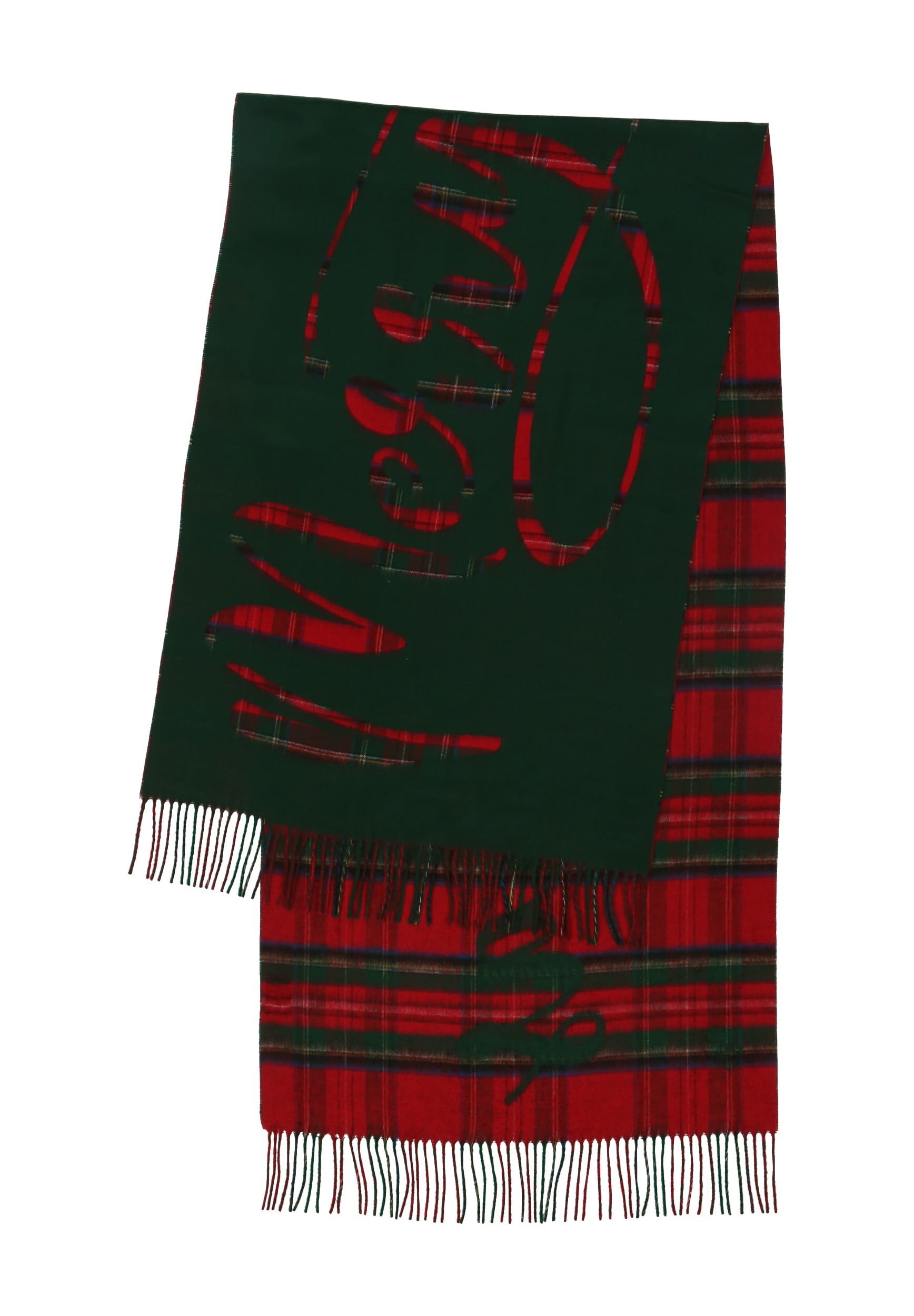 FRAAS MERRY CHRISTMAS CASHMINK - Skjerf - antique green