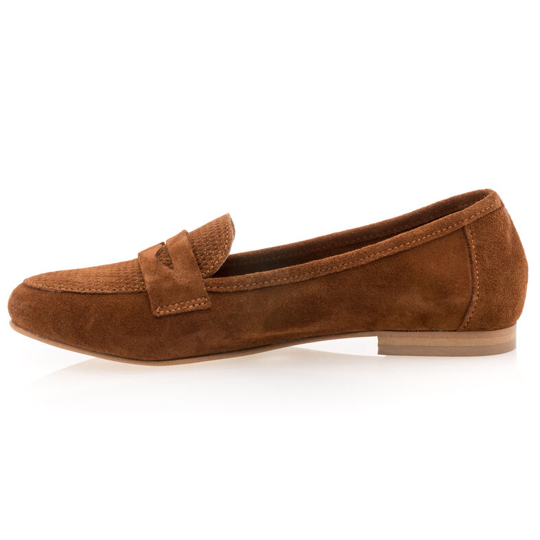 Naisten ruskeat loaferit/veneilykengät