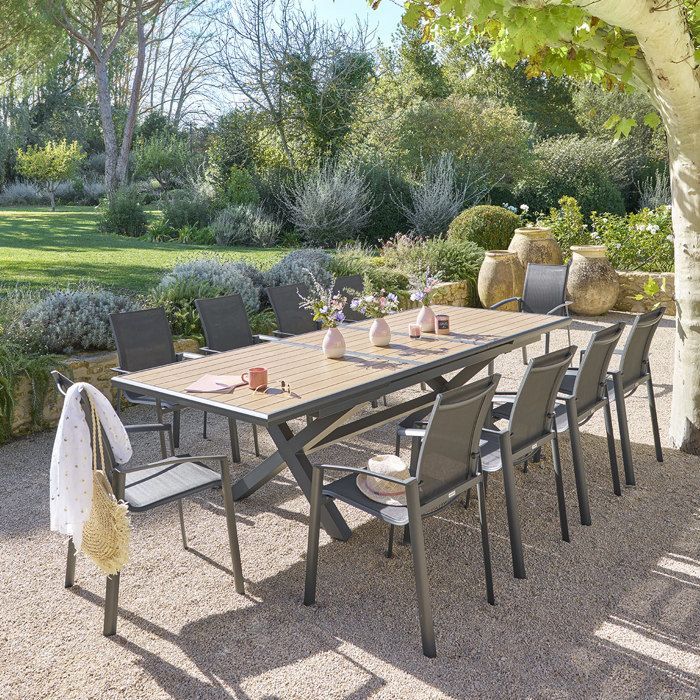 Table de jardin extensible 