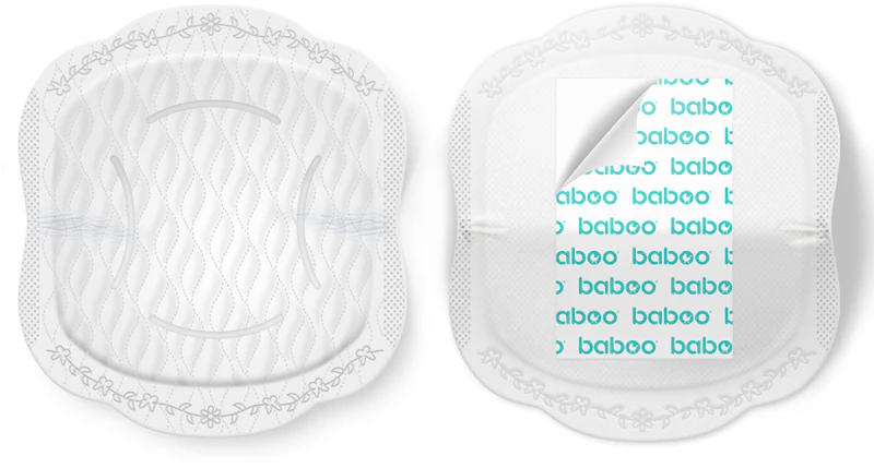 Absorventes descartáveis ultrafinos Baboo para amamentação