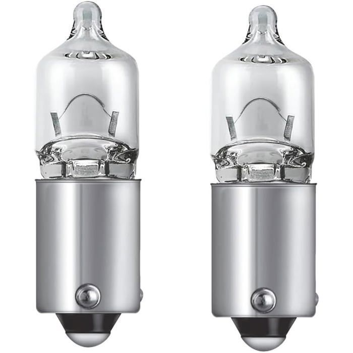 cyclingcolors 2x lamp 12V 6W BAX9S transparant auto motorfiets scooter