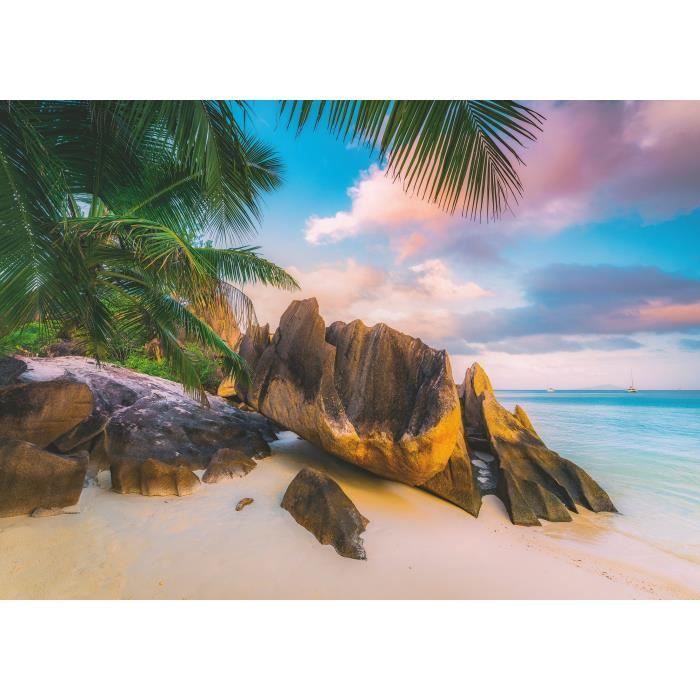 Puzzel van 1000 stukjes: De Seychellen (Hoogtepunten), voor volwassenen en kinderen, vanaf 14 jaar, puzzel van topkwaliteit, 12000154, Ravensburger