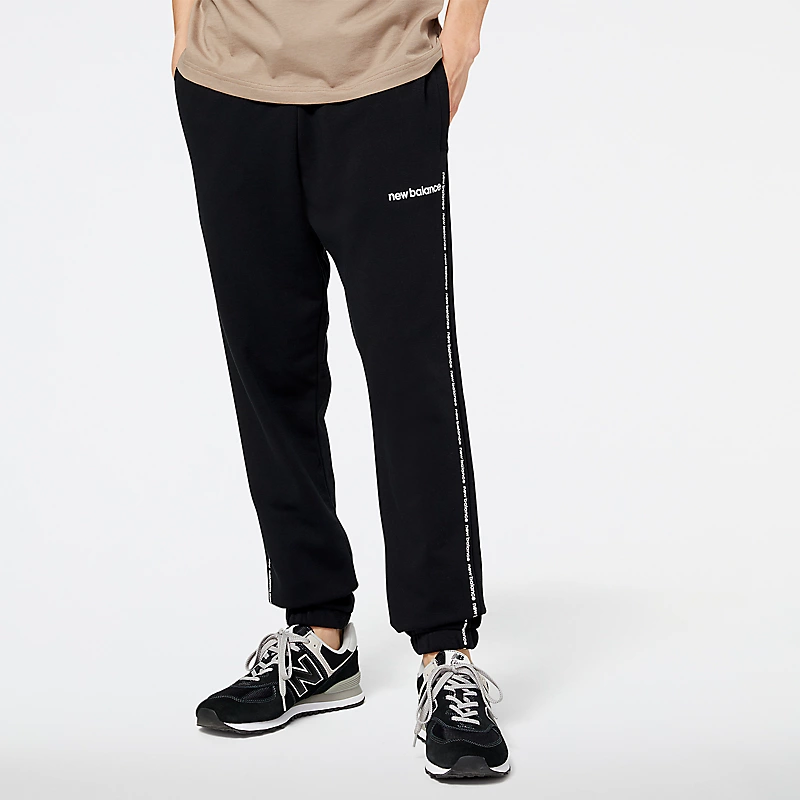 Pantaloni jogger din fleece de sezon Homme NB Essentials - NEGRI