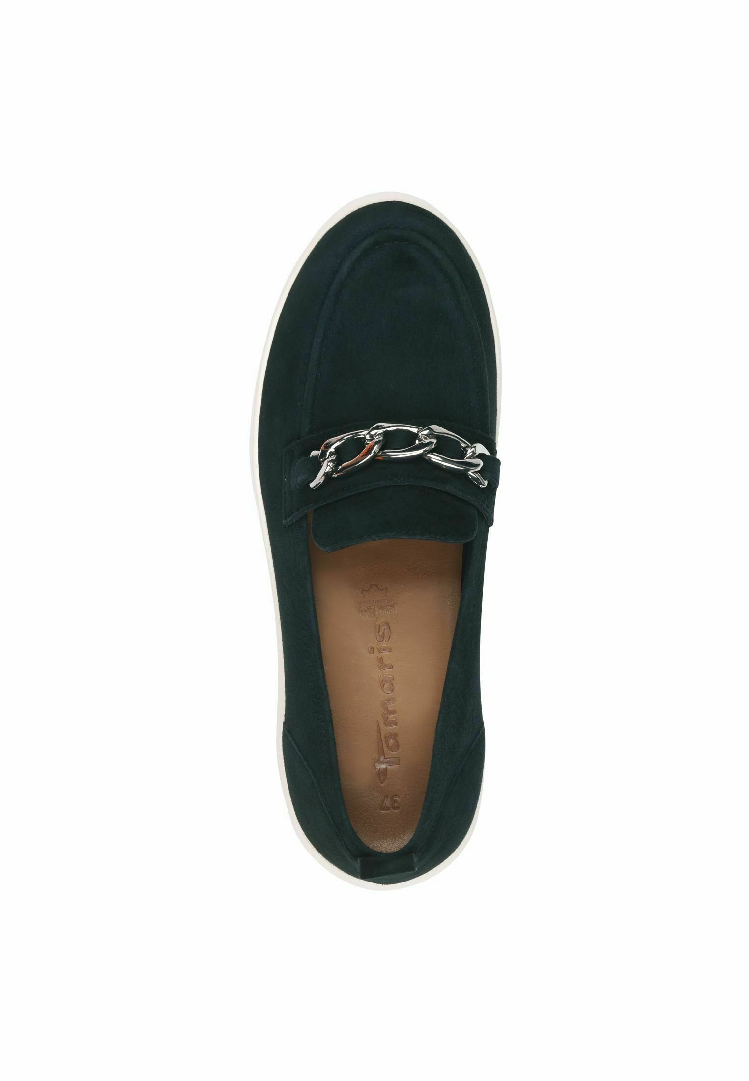 Mocassini Tamaris - in camoscio blu navy